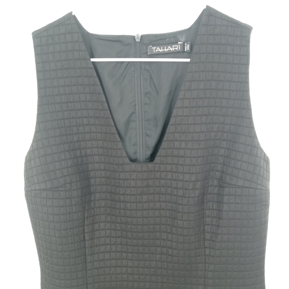 Tahari Sheath Casual Dress Size 6 Wool Blend - Picture 7 of 14